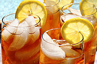 A glass of iced tea with lemon is perfect for summer sipping