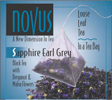 novus sapphire earl grey tea